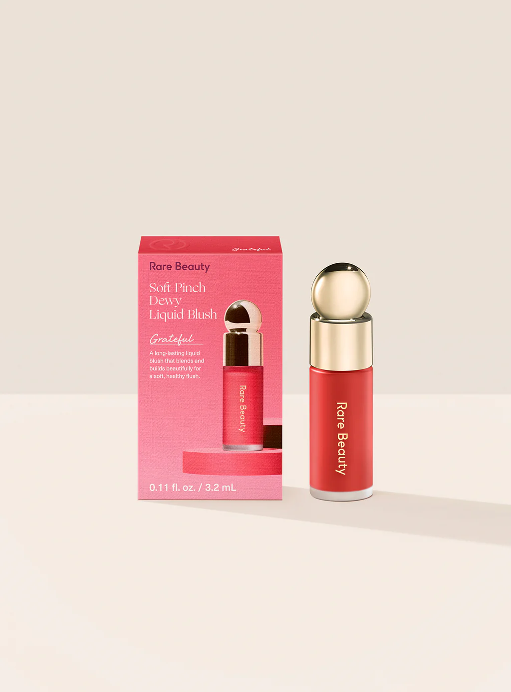 Authentic Rare Beauty Soft Pinch Liquid Blush Full Size Grateful