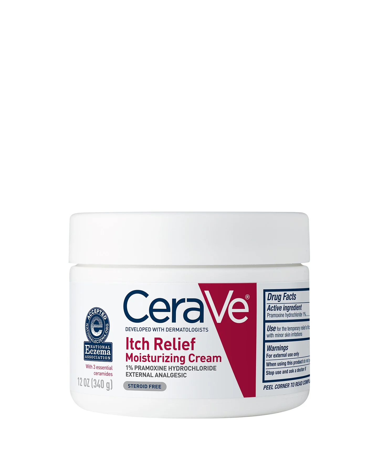 Authentic CeraVe Itch Relief Moisturizing Cream 340gm
