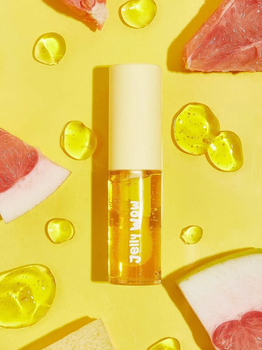 Authentic SHEGLAM Jelly Wow Hydrating Lip Oil Grapefruit Glow