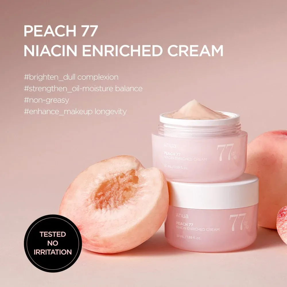 ANUA PEACH 77 NIACIN ENRICHED CREAM 50 ML gallery image