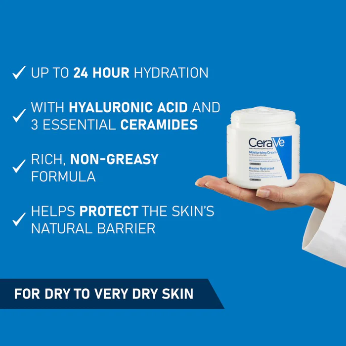 CeraVe Moisturizing Cream For Dry To Very Dry Skin 340gm gallery image