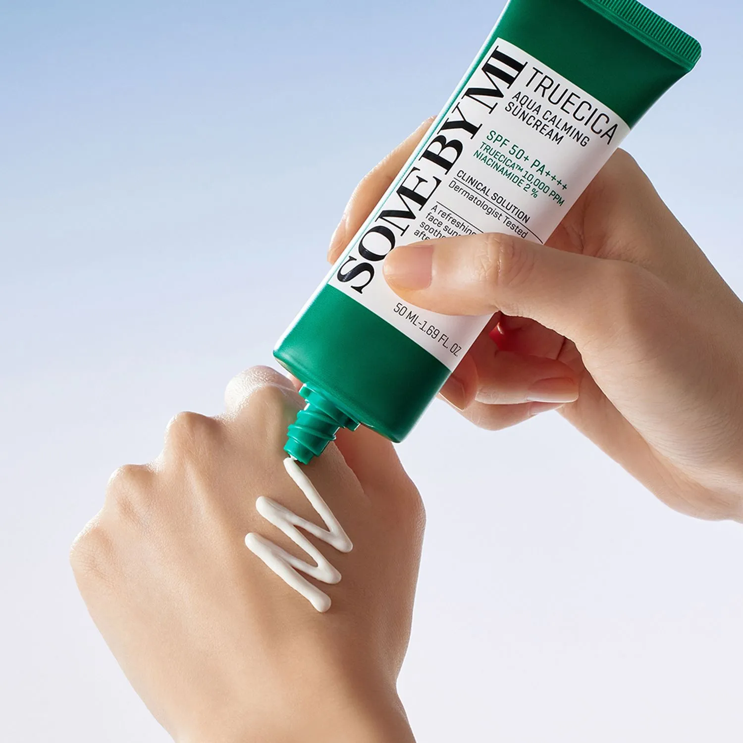 Some By Mi Truecica Aqua Calming Suncream 50ml gallery image