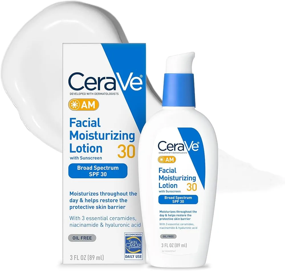 Authentic CeraVe AM Oil Free Facial Moisturizing Lotion SPF 30 89ml